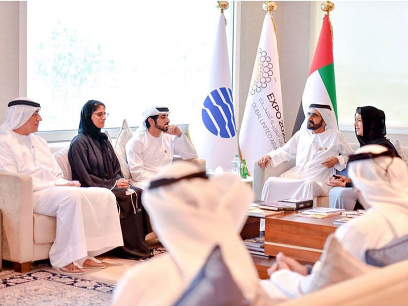 شاهد الشيخ محمد بن راشد خلال تفقده مشاريع البنية التحتية لـ إكسبو 2020 دبي